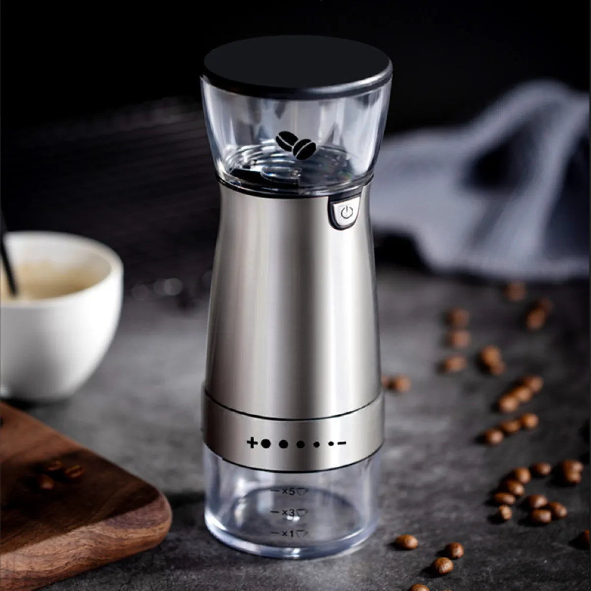 Electric Stainless Steel Coffee Grinder